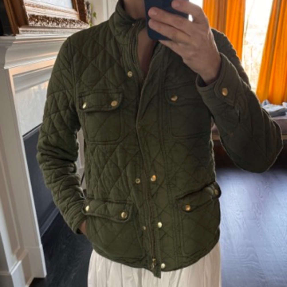 Quilted downtown field jacket J Crew